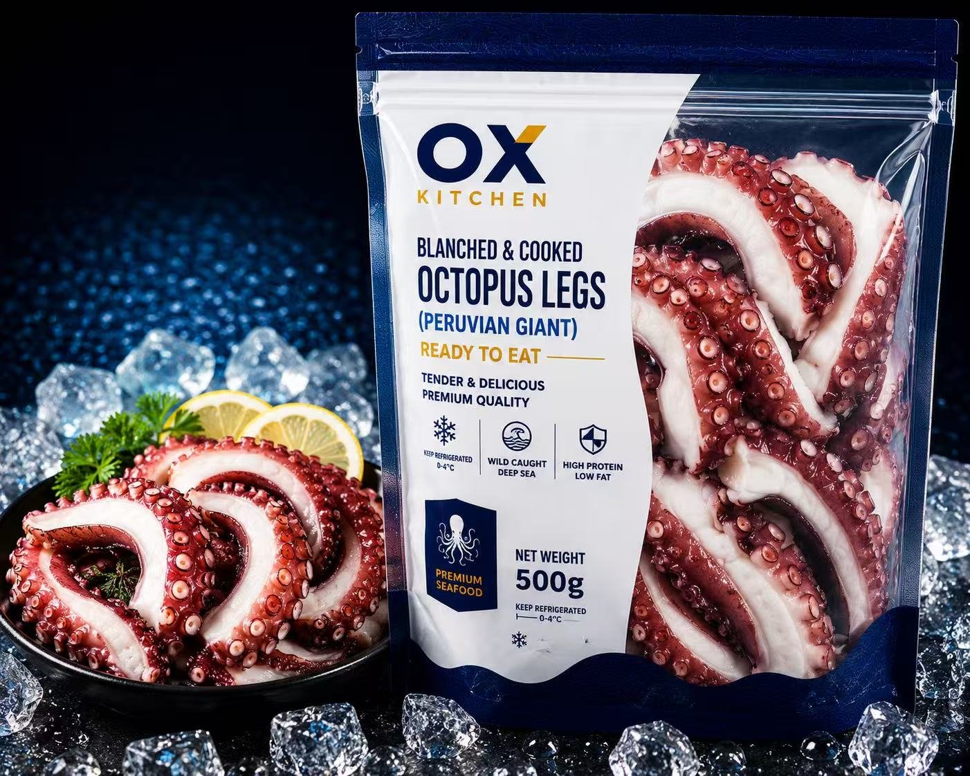 Frozen Octopus Legs